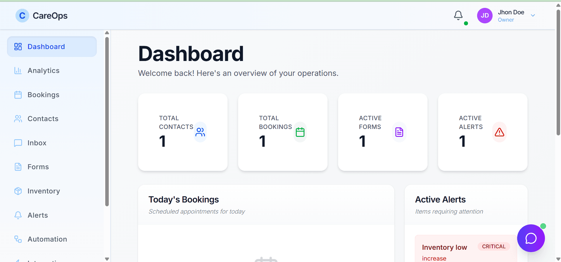 CareOps — Unified Operations Platform